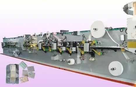 Used Full Automatic Servo Pull Up Pants Baby Diapers Production Line Adult Diaper
