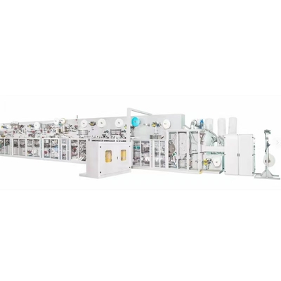 Fast Full Servo T Shape Baby Diaper Making Machine Automatic