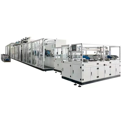 Automatic Baby Diaper Making Machine With PLC Control And Touch Screen