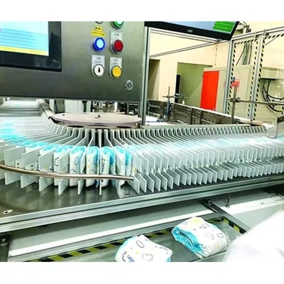 Automatic Baby Diaper Making Machine With PLC Control And Touch Screen