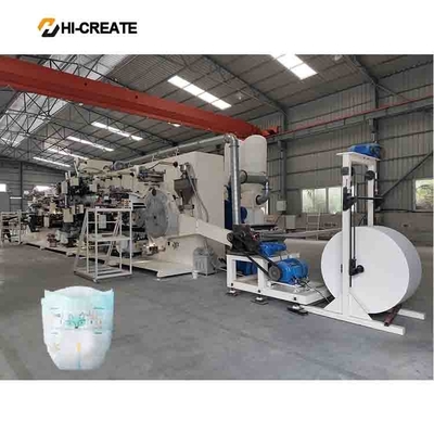 Factory price servo baby adult diapers manufacturing machine diaper production line