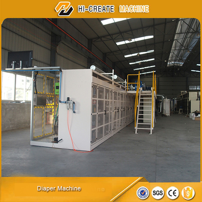 Baby Diaper Manufacturing Machine With Touch Screen