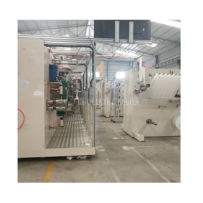 Plc Controlled Baby Diaper Manufacturing Machine Mini High Automation