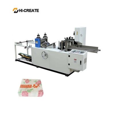 4 color printing line 1/4 folded napkin machine