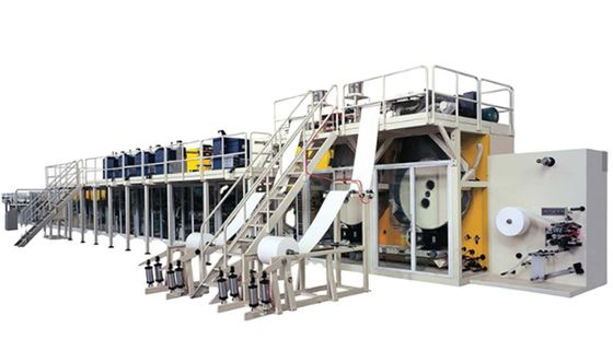 Baby diapers and sanitary napkin raw materials complete sets of automatic production line water pulp paper machine