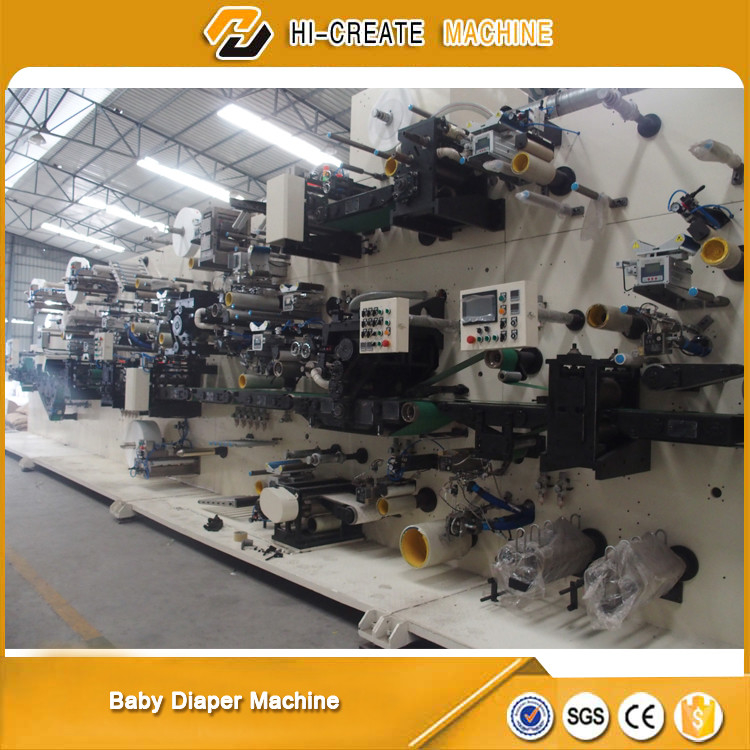 Baby Diaper Manufacturing Machine With Touch Screen