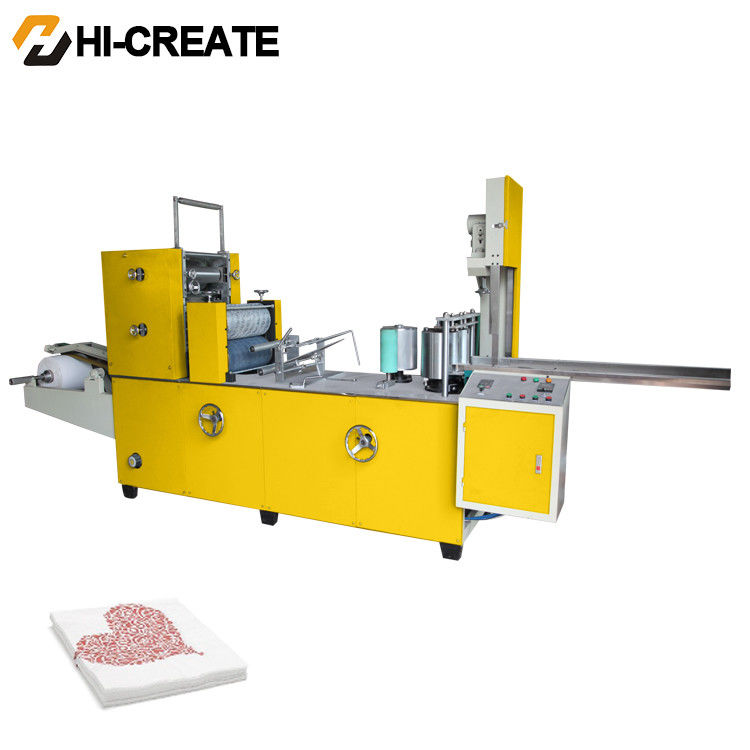 1/6 1/8 Fold 3.6KW Napkin Tissue Manufacturing Machine