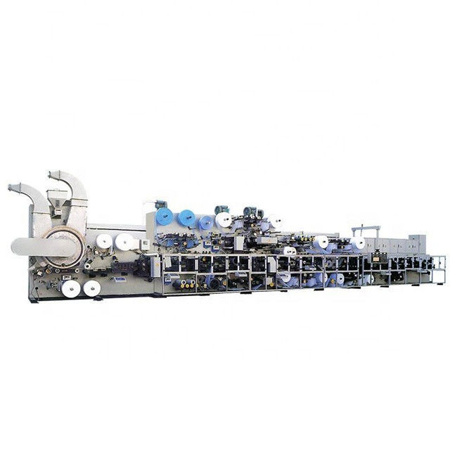 Latest technology diaper and sanitary pads making machine sanitary pads making machine automatic