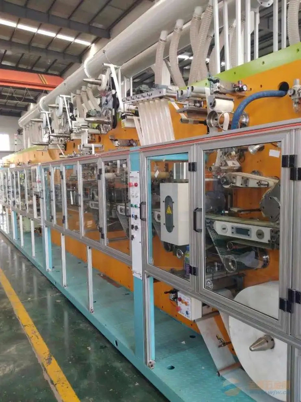 High Speed Sanitary Napkin Making Machine Full Servo Control
