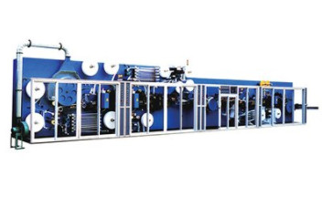 Fast Full Servo T Shape Baby Diaper Making Machine Automatic