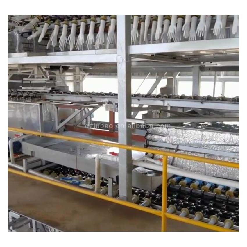 Manufacturing Rubber Gloves Equipment Automatic High Efficiency Glove Making Machine