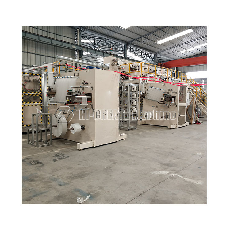 Factory price servo baby adult diapers manufacturing machine diaper production line