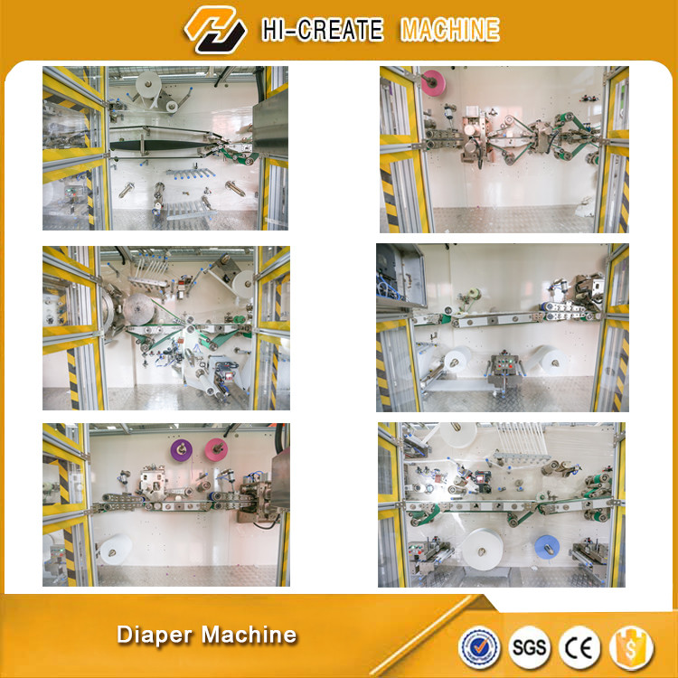 Tri Folding Baby Diaper Machine Support Customization
