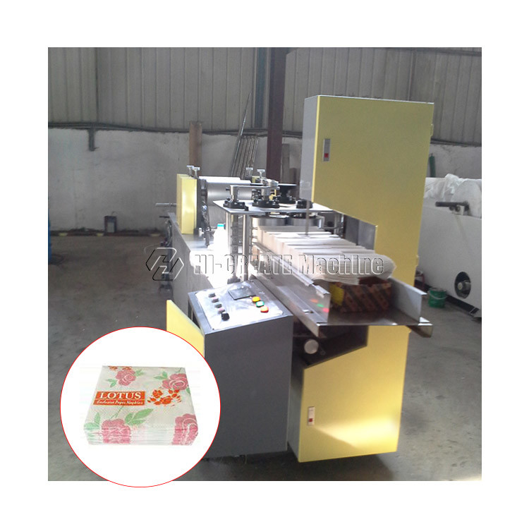 Full Automatic Embossing And Folding Paper Napkin Making Machine High Speed