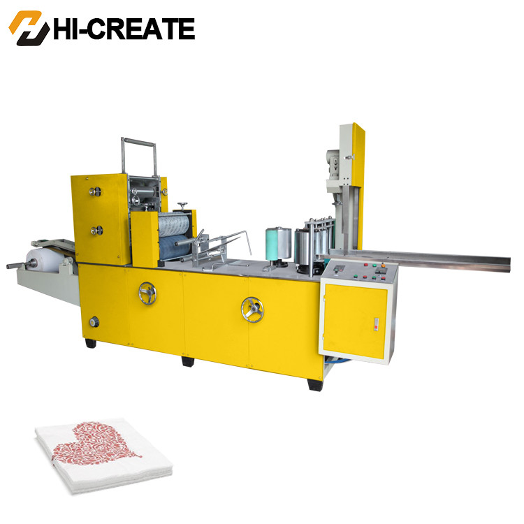 1/6 1/8 Fold 3.6KW Napkin Tissue Manufacturing Machine