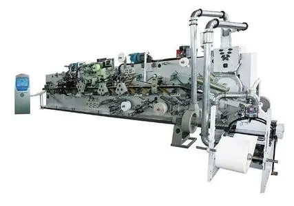 High Speed Sanitary Napkin Making Machine Full Servo Control
