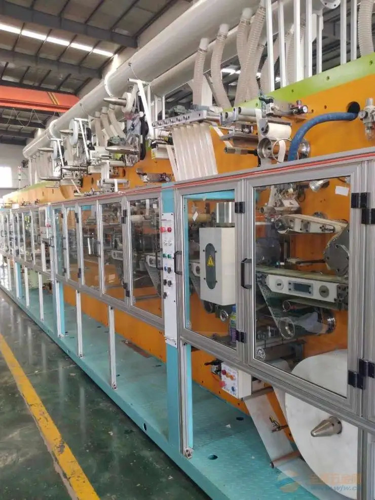 High Speed Sanitary Napkin Making Machine Full Servo Control